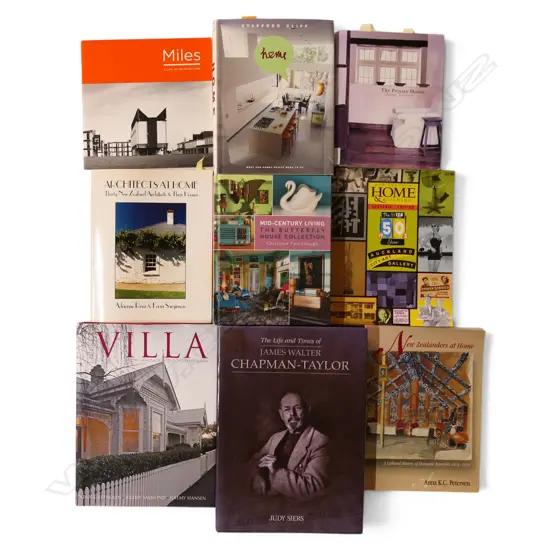 NINE PUBLICATIONS: NZ ARCHITECTURE AND ARCHITECTS INC;. CHAPMAN TAYLOR
